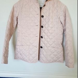Burberry girl quilted jacket